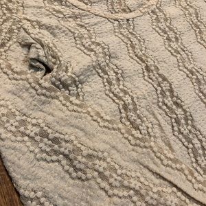 BKE, lace, long sleeve shirt